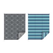 Tapis extérieur tissé, modèles assortis, 9' x 12'
