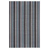 Entrance Mat - Striped - 2' x 3' - Grey/Blue