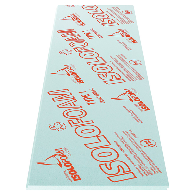 Isolofoam Type 1 Panel - 2" x 2' x 8'