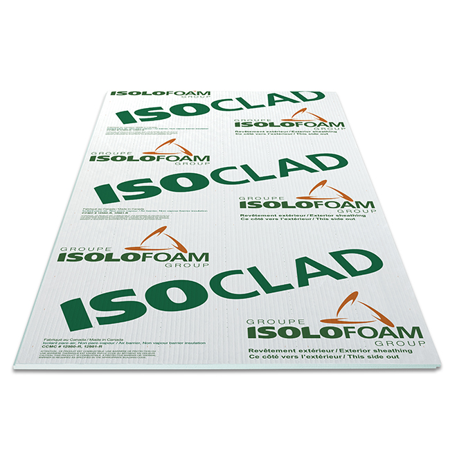 Isoclad Air-Barrier Panel - 1" x 4' x 8'