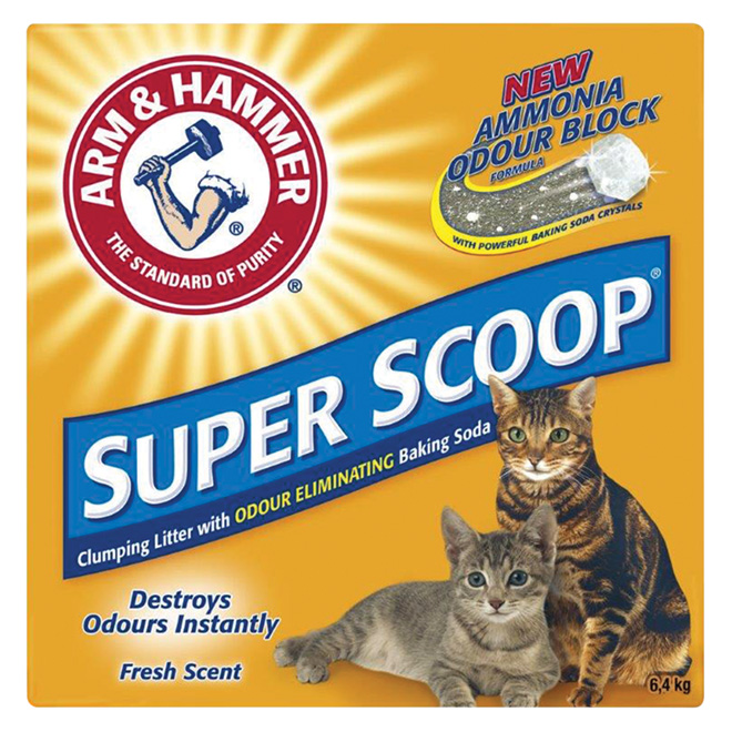 "Super Scoop" Cat Litter - Fresh Scent - 6.4 kg