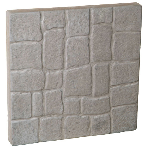 "Antique" Concrete Patio Stone 15" x 15" - Grey