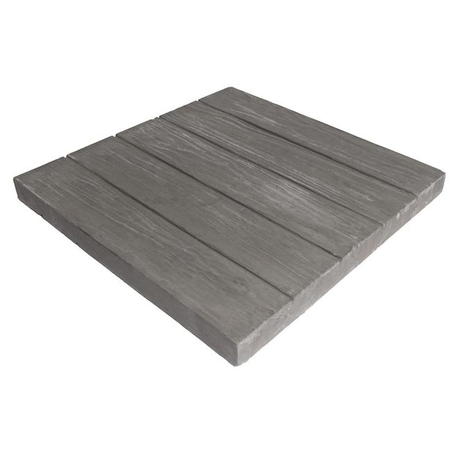 Dalle de patio Foresta, 20" x 20", gris foncé