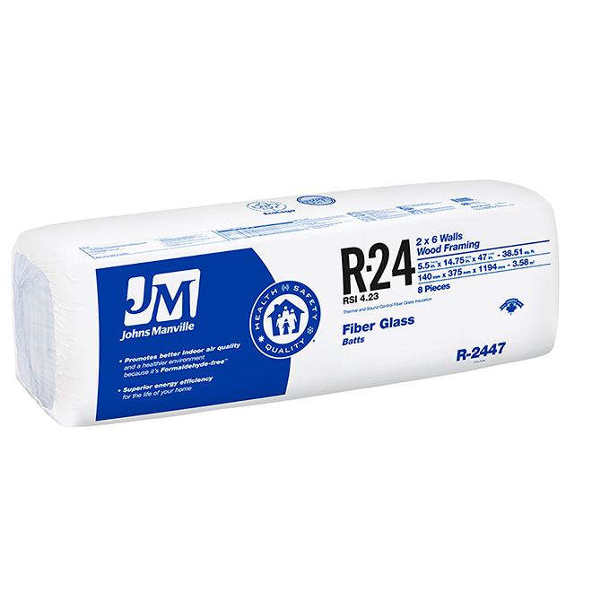 Fiberglass Insulation R24 - 38,52 sq.ft.