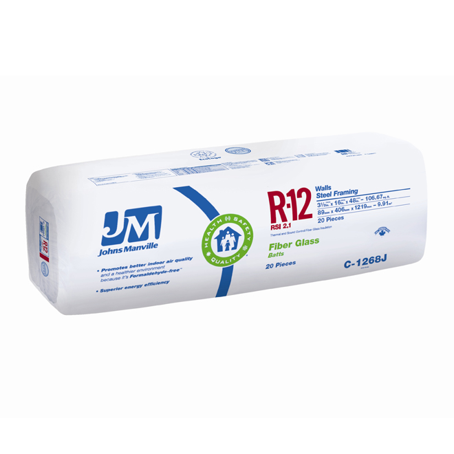 Fiberglass Insulation R12 - 106,67 sq.ft.