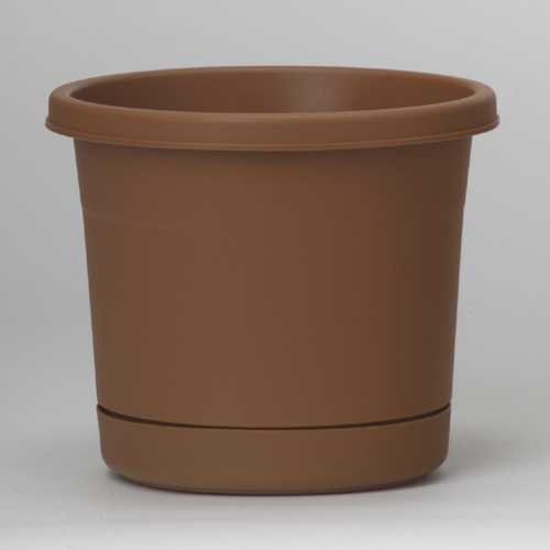 Pot and Saucer - Terracotta