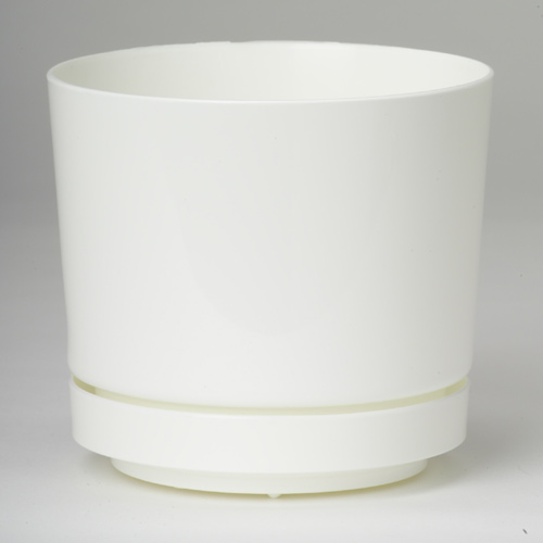 Pot et soucoupe Blanc