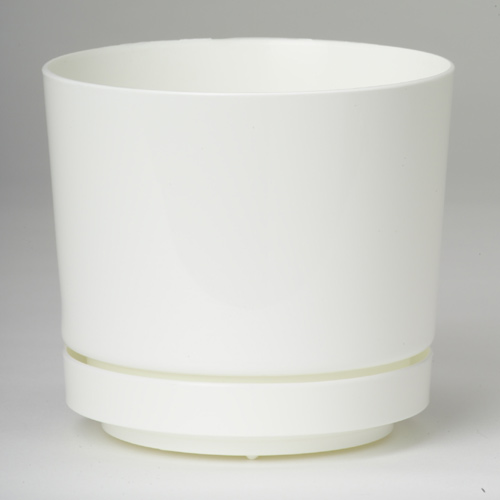 Pot et soucoupe Blanc