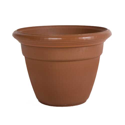Planter with "Snap-Fit" Rolled Rim