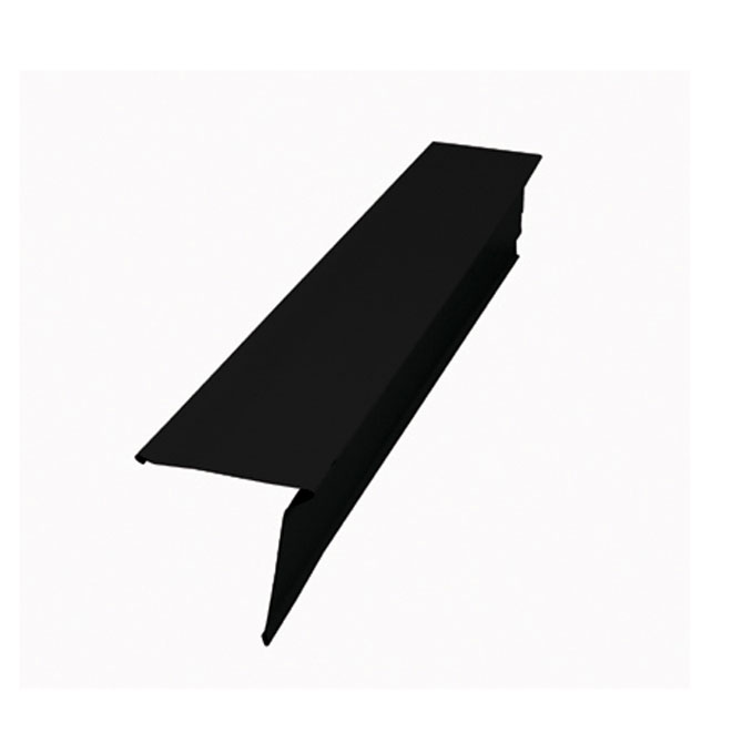 Aluminium Reversible Drip Edge 3" x 3" - Black