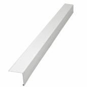 Moulure en L en aluminium, blanc