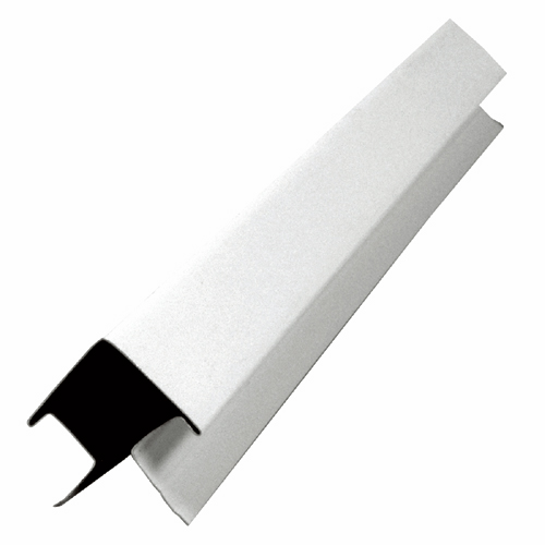 Aluminium Exterior Corner Trim - White