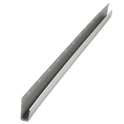 Moulure à soffite en J de 3/8" en aluminium, blanc