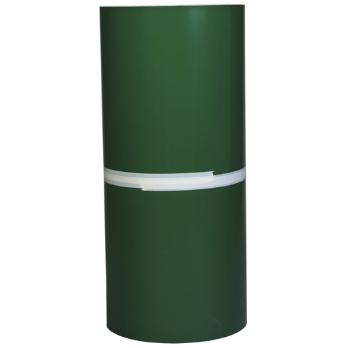 Rouleau d'aluminium peint