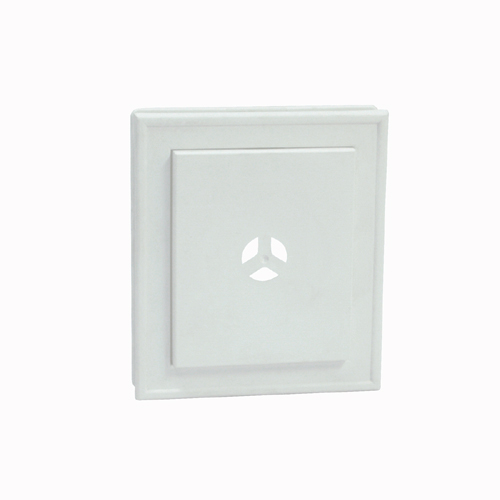 Vinyl Wall Plate 7 1/4" x 8" - White