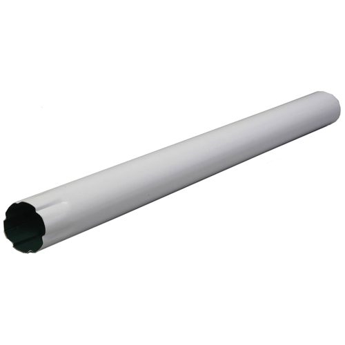 Tuyau de renvoi rond de 2" en aluminium