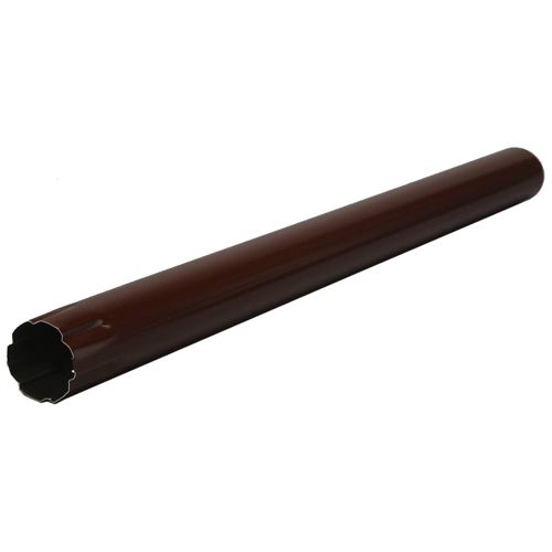 Tuyau de renvoi rond de 2" en aluminium