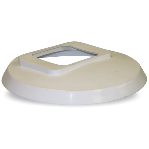 2-in Aluminum Square Tile Cover