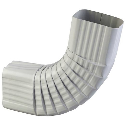 Coude carré en aluminium de 2 1/2"