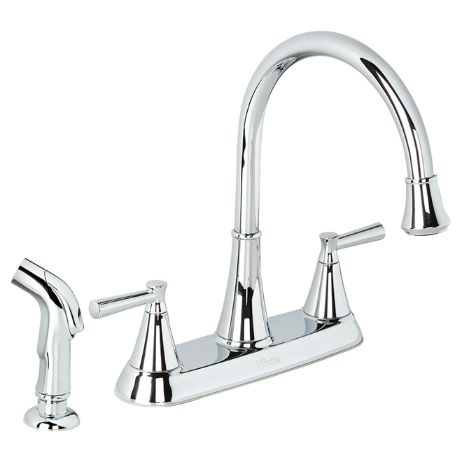 Robinet de cuisine 2 poignées Cantara, chrome