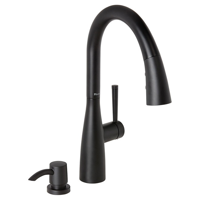 Raya Pull Out Kitchen Faucet - 3 Spray - Black