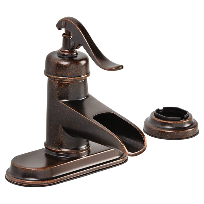Ashfield Bathroom Faucet -1 Handle - 4" - Bronze