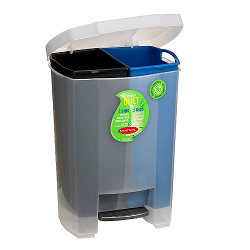 Poubelle à pédale 30 L « Duet »