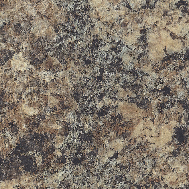 Comptoir moulé 2300, Jamocha Granite, 25" x 6'