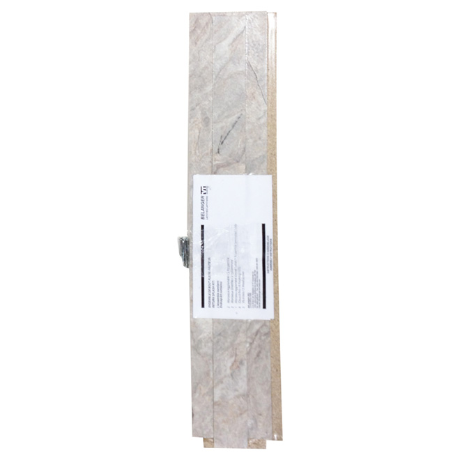 Dosseret pour comptoir, stratifié, 25 1/2", Silver Quartz