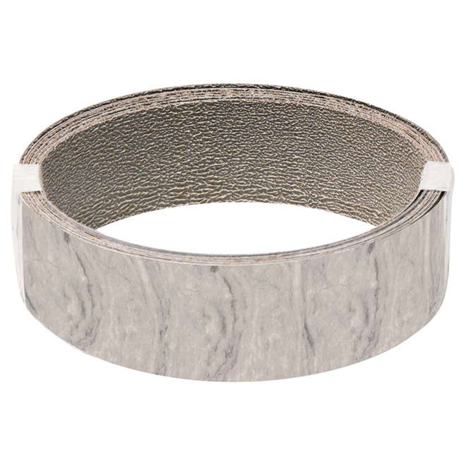Pre-Glued Countertop Trim - Laminate - 12' - Silver Quartz