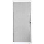 Porte moustiquaire ajustable pour porte patio, blanc, 30