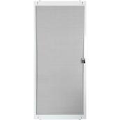 Porte moustiquaire ajustable pour porte patio, blanc, 36