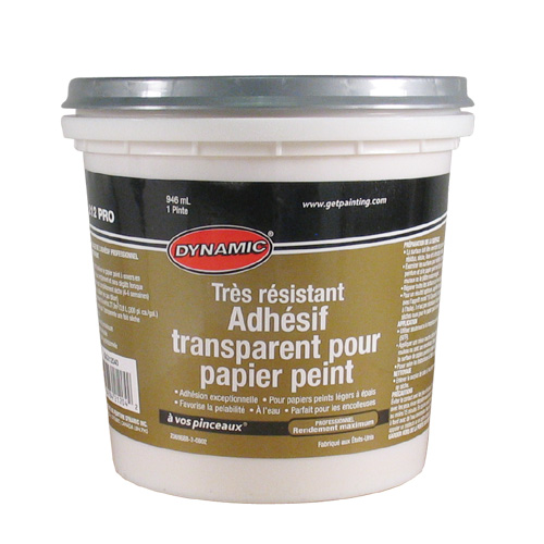 Adhésif transparent pour papier peint