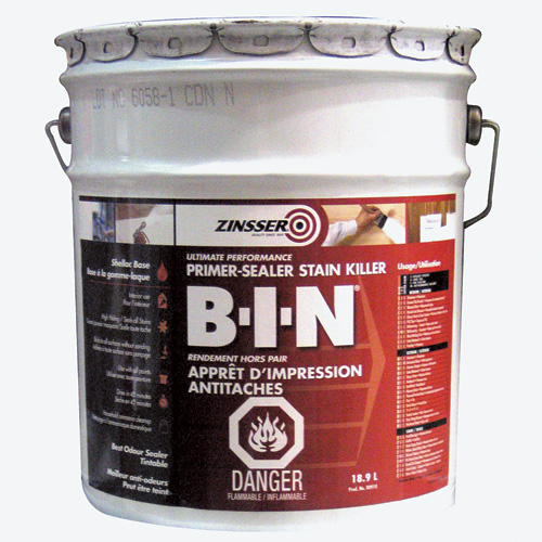 B-I-N» Primer-sealer stain killer