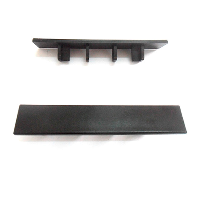 Capuchons d'extrémité pour terrasse, noir, paquet de 20