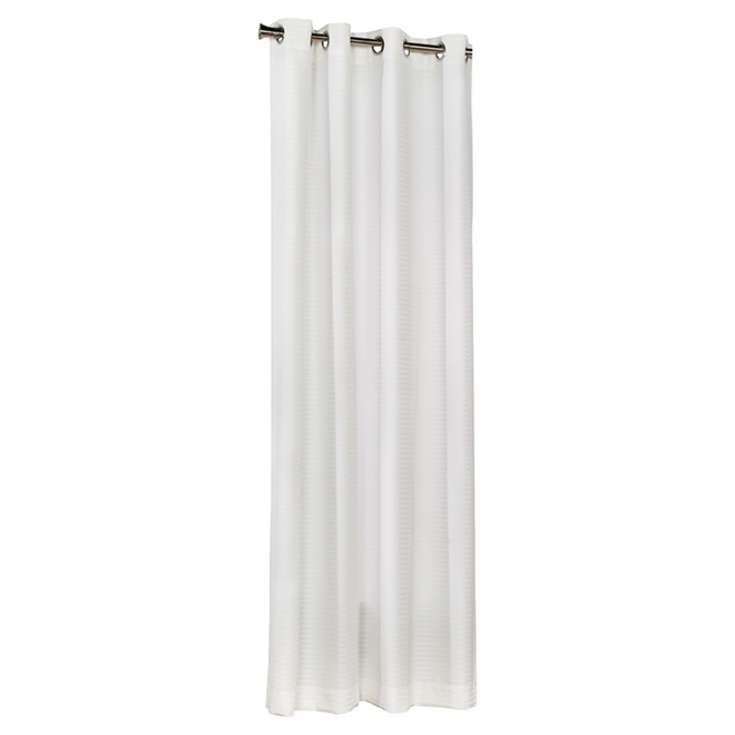 Grommet Curtain - Corde Style - White