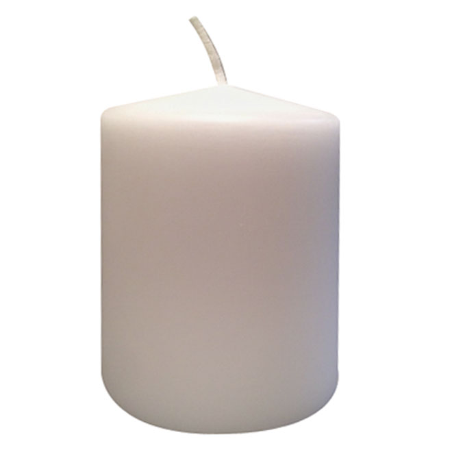 Unscented Paraffin Candle - 3 x 4 in