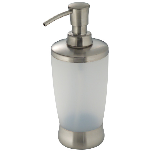 Distributeur de savon Lusso, givré/inox