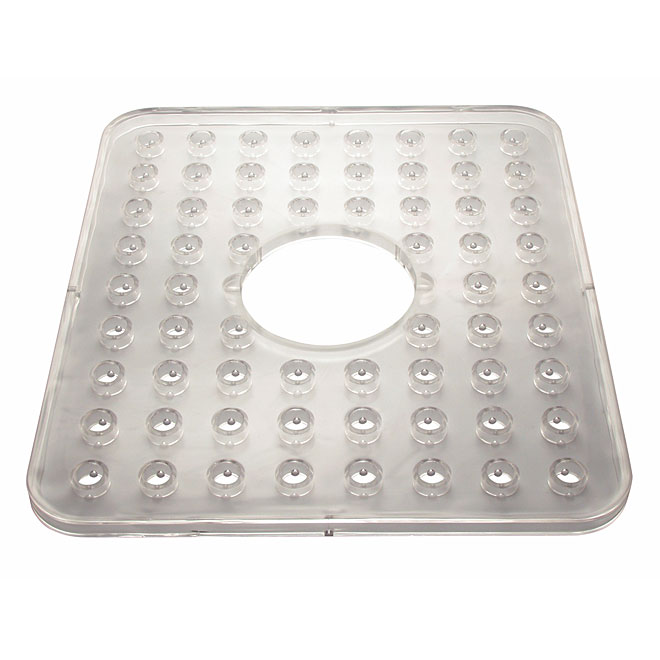 Clear Sink Mat with Hole