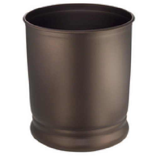 Cameo Bathroom Garbage Can - Bronze finish Metal