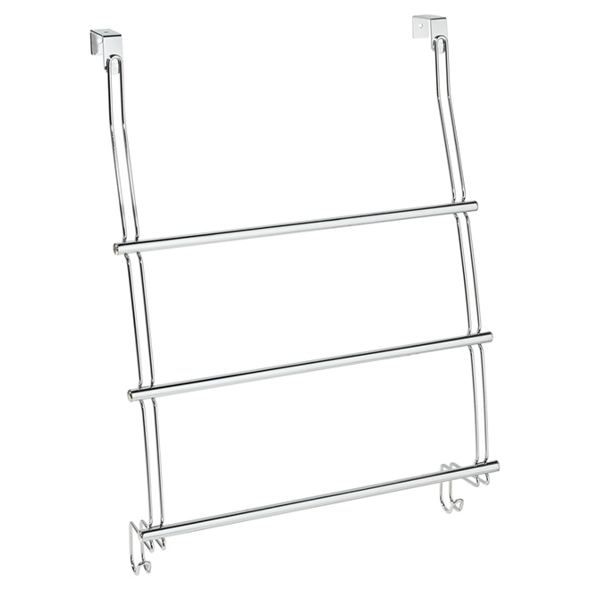 Porte-serviette sur porte « Classico », chrome