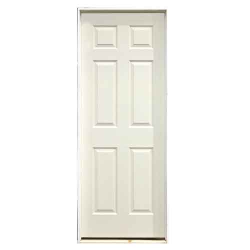 6-Panel Pre-Hung Interior Door 32" x 80" - Left