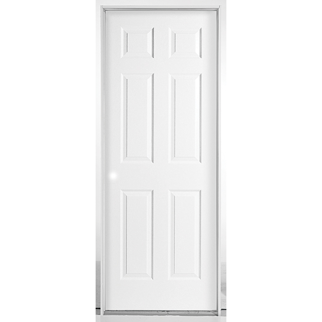 6-Panel Prehung Door