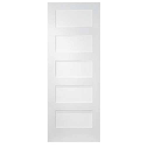 Porte intérieure à 5 panneaux « Shaker »