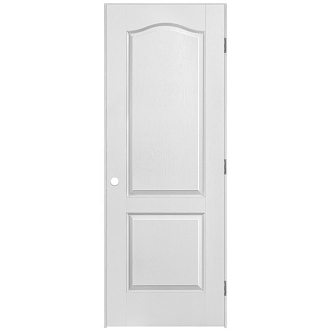 2-Panel Arch-Top Pre-Hung Door 28" x 80" - Right