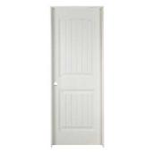 Porte prémontée 2 panneaux 28 x 80 po «Cheyenne» - Gauche