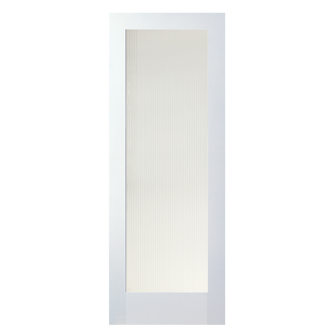 Porte française en MDF à 1 panneau 24 x 80 po