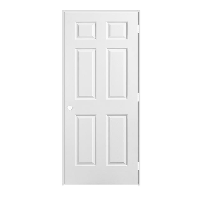 6-Panel Pre-Hung Interior Door 34" x 80" - Left