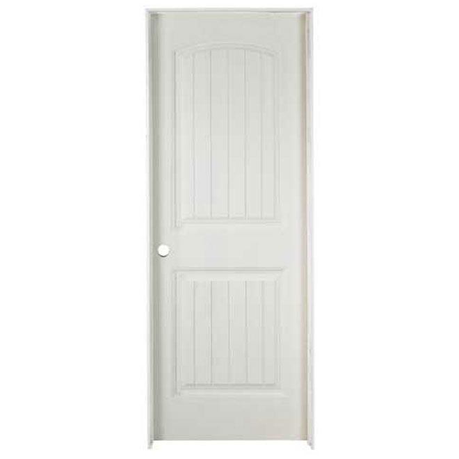 Porte prémontée «Cheyenne» 2 panneaux 28 x 80 po - Gauche