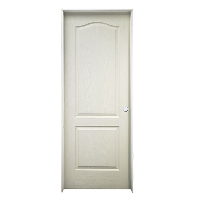 2-Panel Arch-Top Pre-Hung Door 28" x 80" - Right